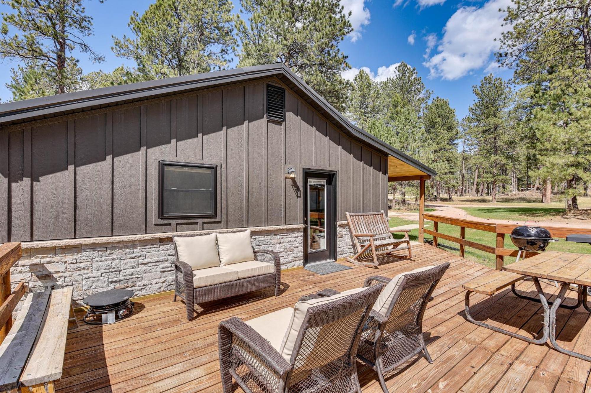 Private Black Hills Home With Corral Horses Welcome Custer Exterior foto
